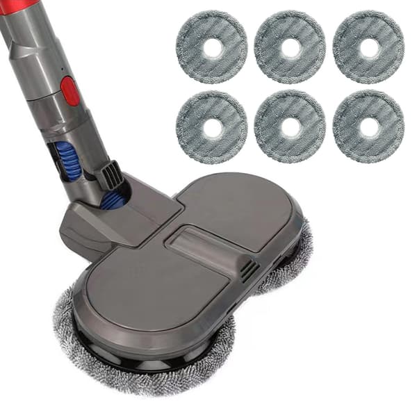 Moppmunstycke med 6 st moppdynor för Dyson V11/V10/V15/V8/V7