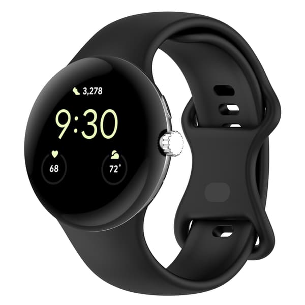 Silikonreim til Google Pixel Watch 3 Black L