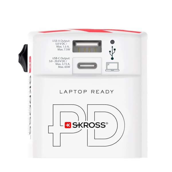 Reiseadapter World USB Charger AC65PD