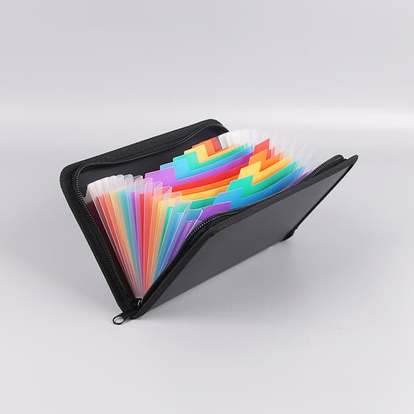 Rainbow Edge lynlås Expanding File Folder - A6 Størrelse