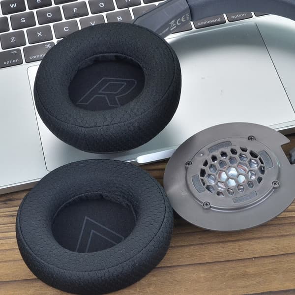 Erstatningsøreputer til Sony MDR-V55, V500DJ - 2 stk Black