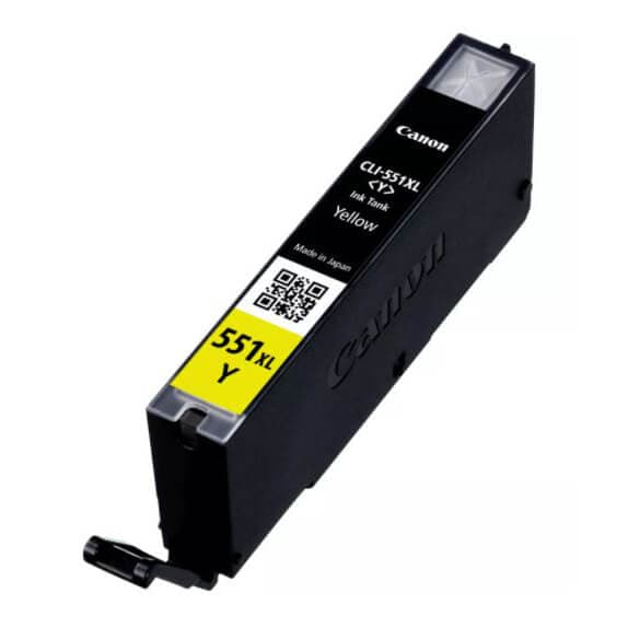 Bläck 6446B001 CLI-551XL Gul