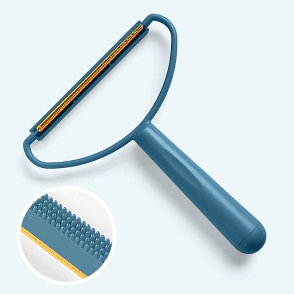 Dobbeltsidet fnug- og fnullerfjerner - Pelsfjerner Blue