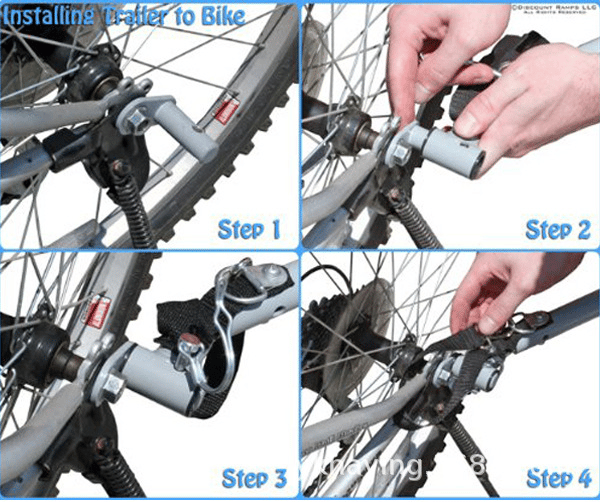 B-Lock-spenne for sykkelvogner Black
