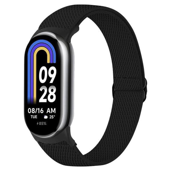 Elastinen nailonranneke Xiaomi 8/9:lle (14 mm) Black