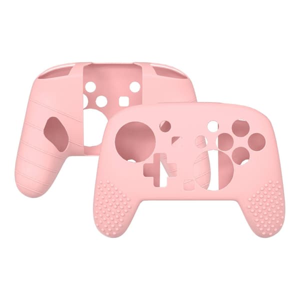 Silikonskydd Kompatibelt med Switch 2 Pro Controller - 2 Pack Förbättrat Grepp och Skydd Pink