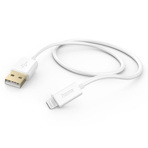Laddkabel USB-A till Lightning White 1,5m