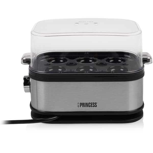 Eggkoker 6 egg 400 watt rustfritt stål