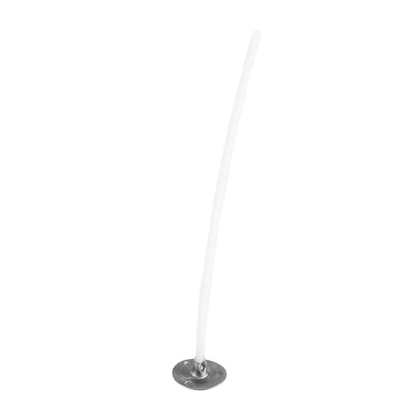 Vaxade ljusvekar (20 cm) 100 st Vit
