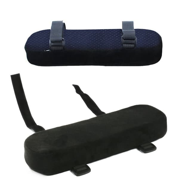 Vadderade armstöd / Armstödskuddar till stolar Black