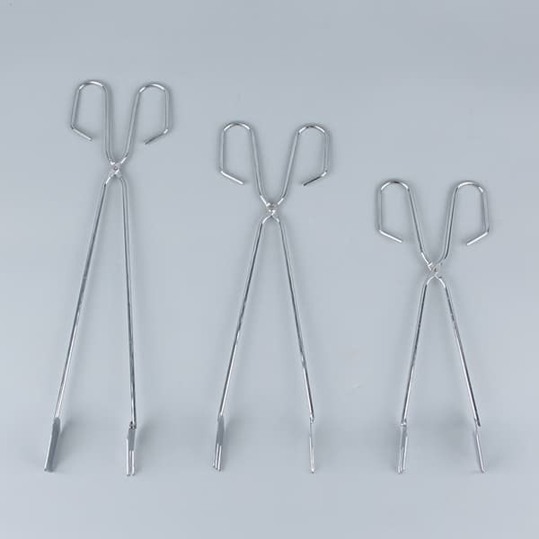 2-pakning grillklyper for kull - 31 cm grillklyper i rustfritt stål
