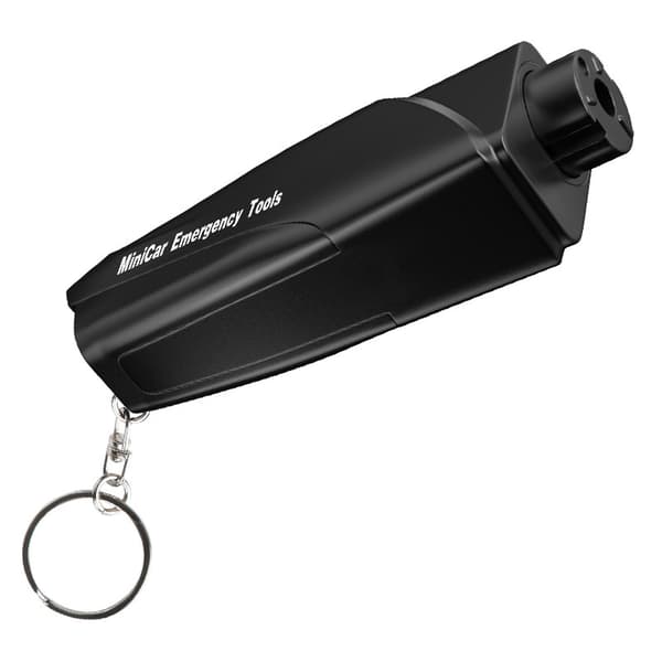 Bilsikkerhedshammer - glasfrit design Black