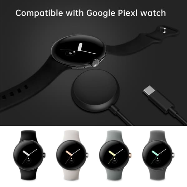 Trådløs oplader til smartwatch Black