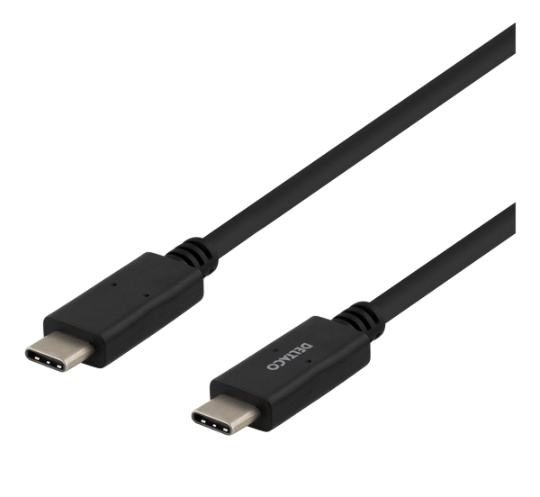 USB 2.0 cable, Type C - Type C, 2m, black