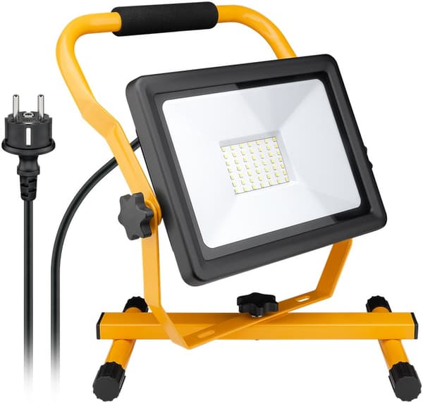 LED-strålkastare med bas, 50 W