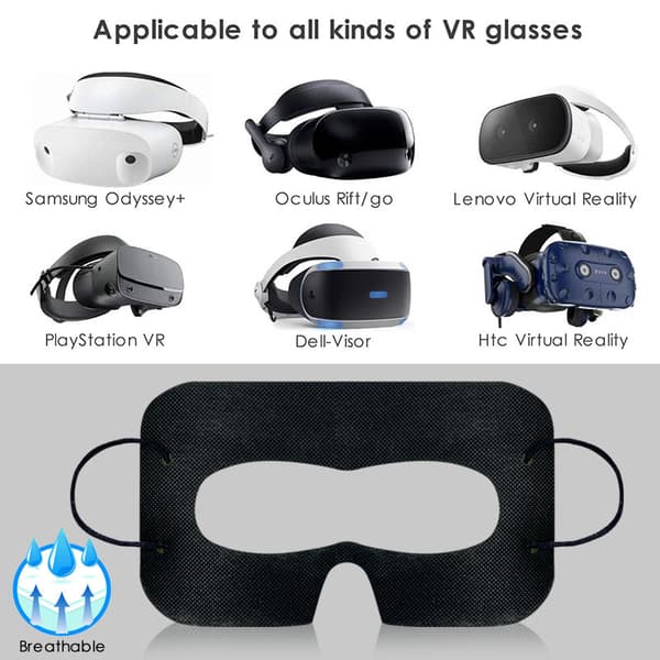 VR engangs øjenmasker til Vision Pro/Meta Quest 3, 100-pak