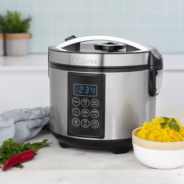 Digital ris- og dampkoker 2,2 l 900 watt