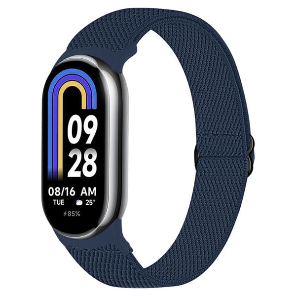 Elastisk nylon klokkerem til Xiaomi 8/9 (14mm) Blue