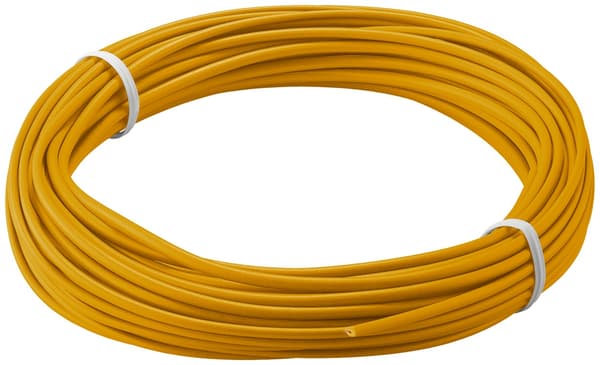 Koppartråd isolerad, 10 m, orange
