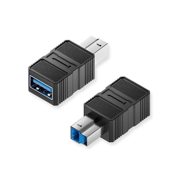 USB 3.0 B-uros (M) - A-naaras (USB-F) -sovitin (2 kpl)