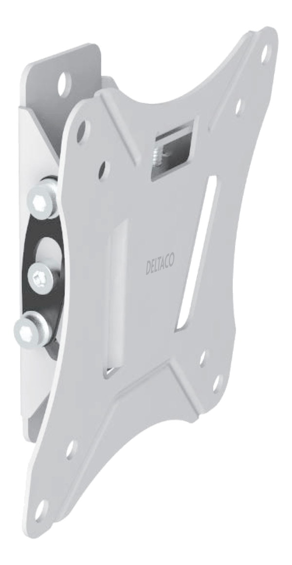 Compact and tiltable wall mount for tablets, white