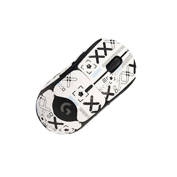 Anti-skli musegrepstape for Logitech GPW1 White