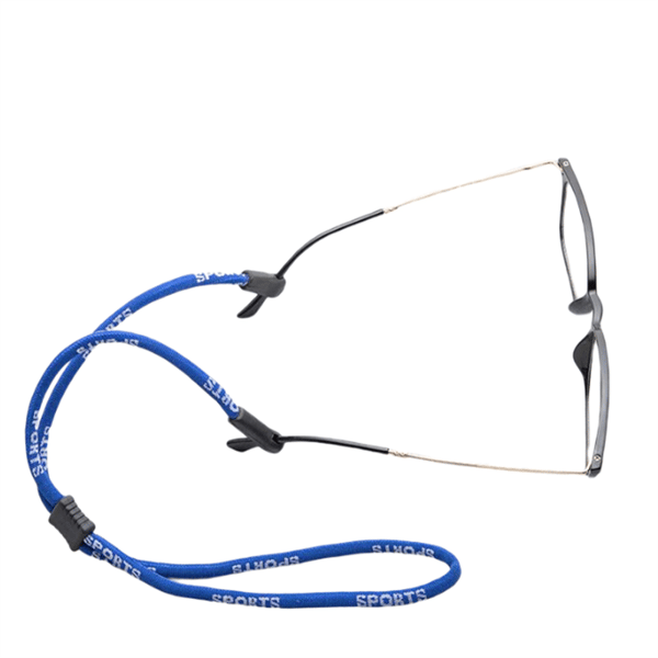 Justerbara Glasögonsnoddar - Svart / Blå, 2-pack