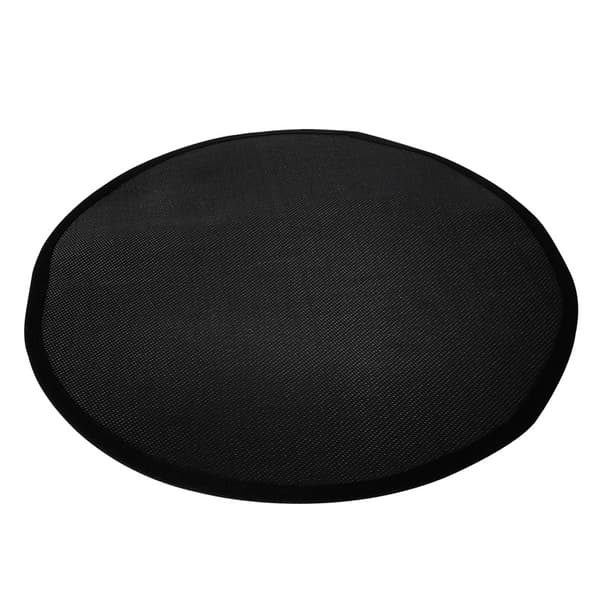 Bålmåtte - 59,8 tommer rund (152 cm) - Sort