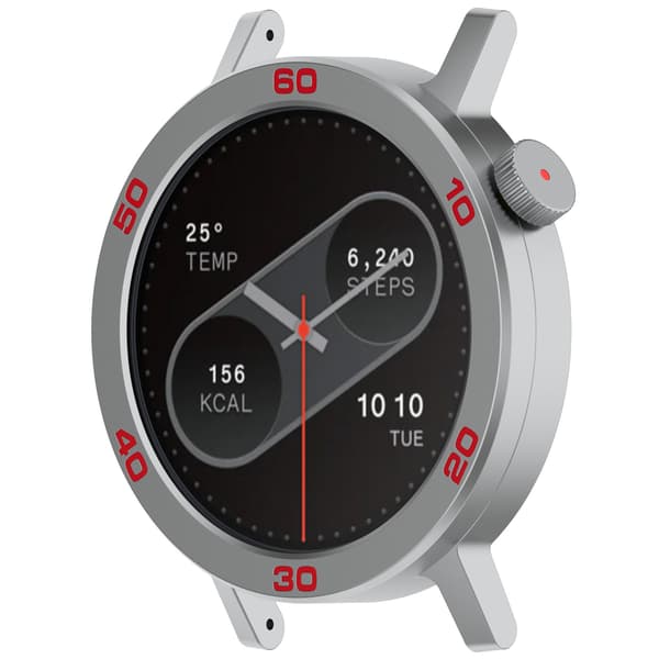 Klokkeetui + skjermbeskytter til CMF Watch Pro2 Silver