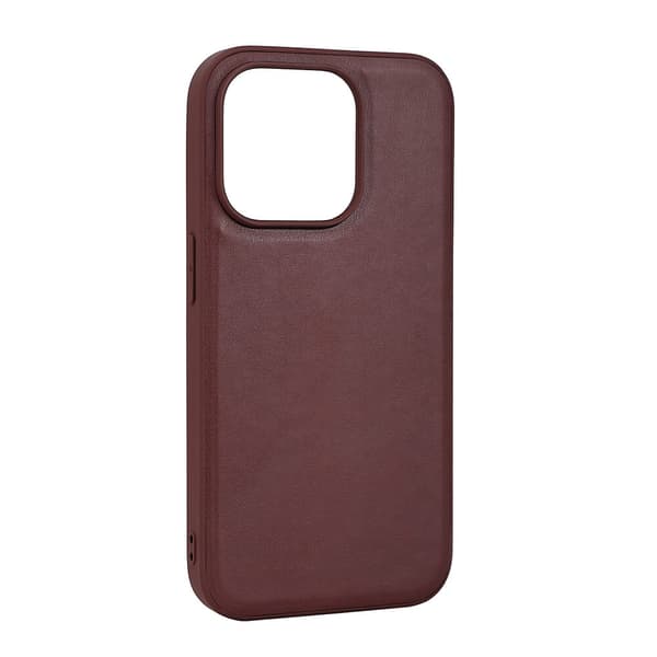 Mobildeksel PU MagSeries Brun - iPhone 15 Pro