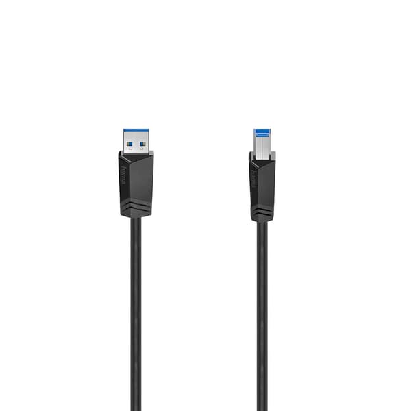 Kabel USB 3.0 5 Gbit/s 1.5m Sort