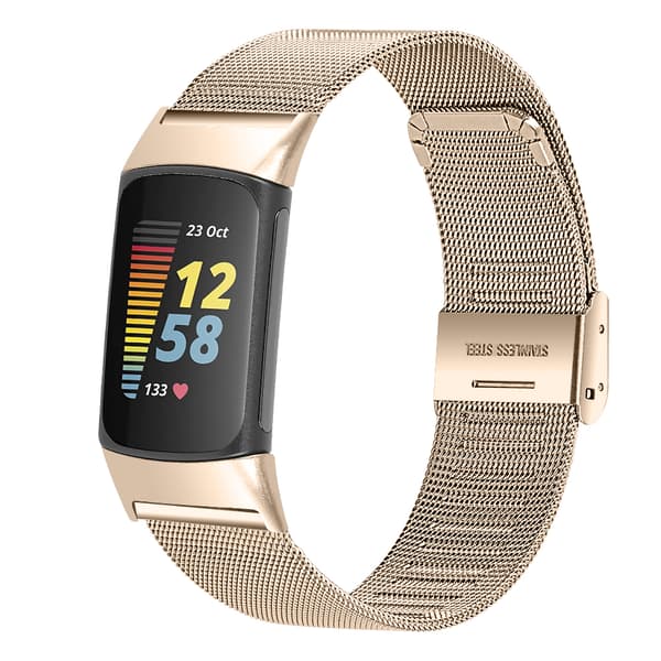 Fitbit Charge 5 rannekoru ruostumaton teräs kulta