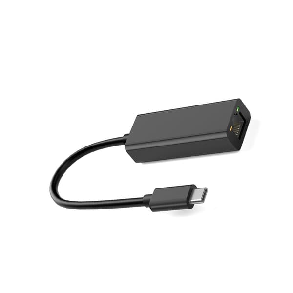 Nettverksadapter USB-C Gigabit Ethernet Black