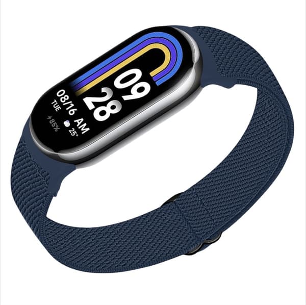 Elastisk nylon klokkerem til Xiaomi 8/9 (14mm) Blue