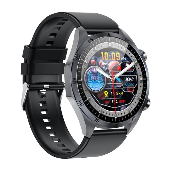 Smartwatch med avancerad hälsoövervakning Black