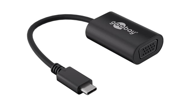 USB-C â„¢ VGA-adapter, svart