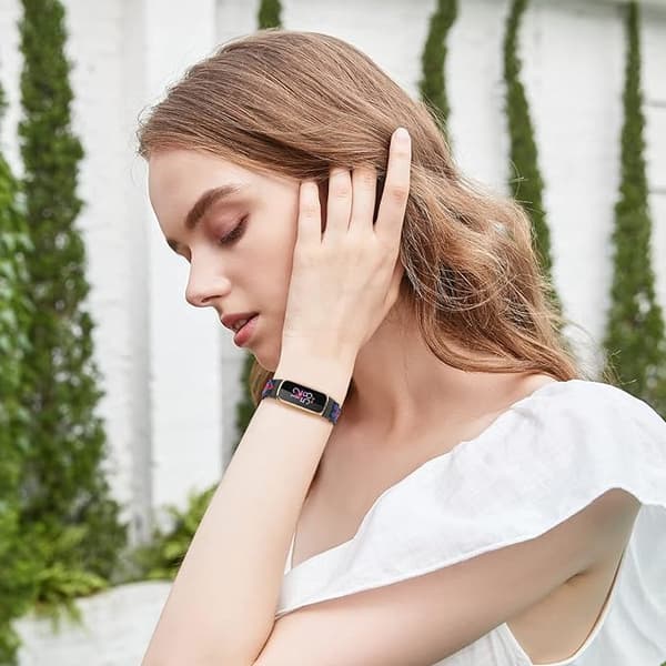 Udskiftningsurbånd til Fitbit Charge5/6 Blue