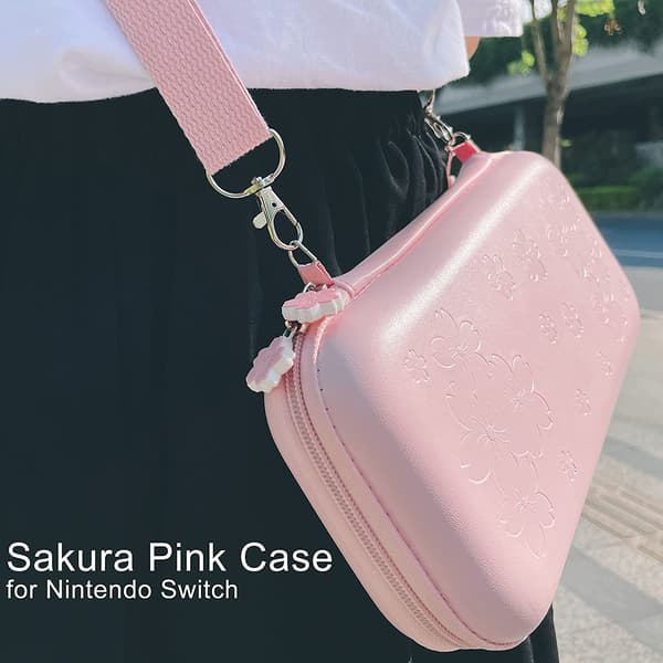 Kotelo ja tarvikkeet Nintendo Switch vaaleanpunainen 10 osaa