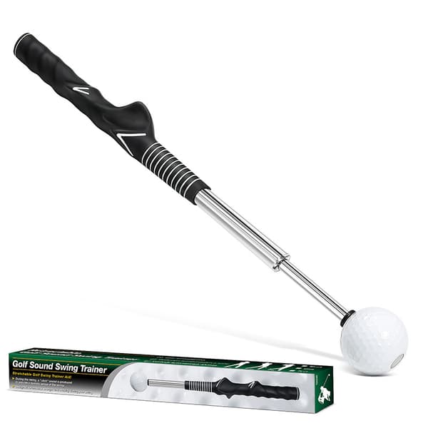 Bærbar golfsvingtrener Black