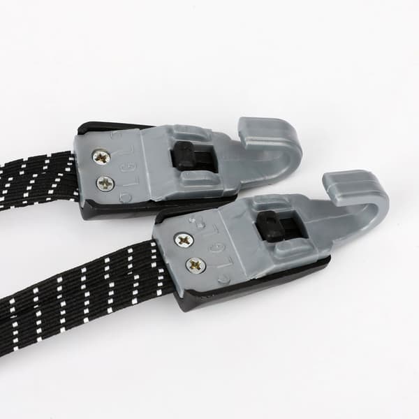 Bungee-Snöre med Stålkrok Black