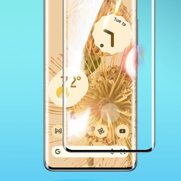 Kirkas karkaistu lasinen näytönsuoja Pixel 7 Prolle