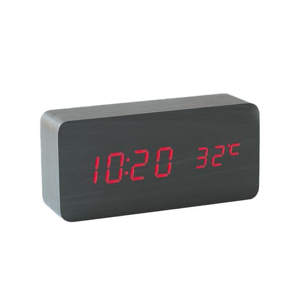 Digitalt LED vækkeur Red