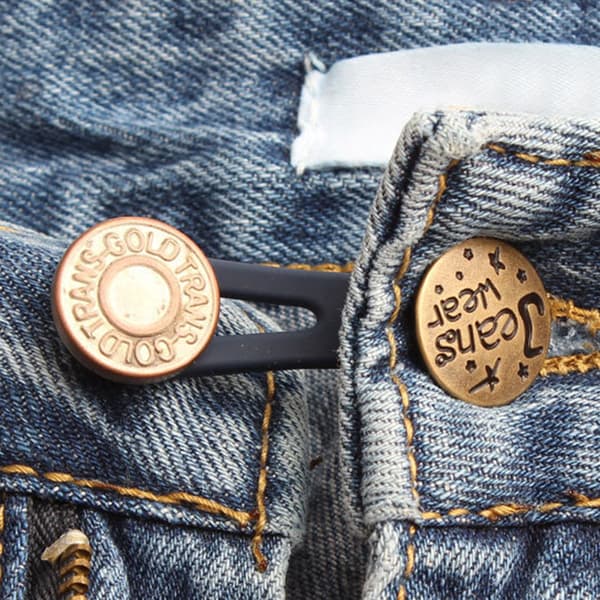 Justerbar knapp i midjen for jeans