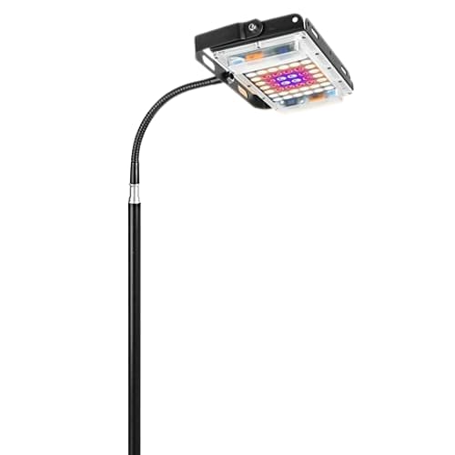 Växtbelysning med timer och dimmer 1.6 m Black