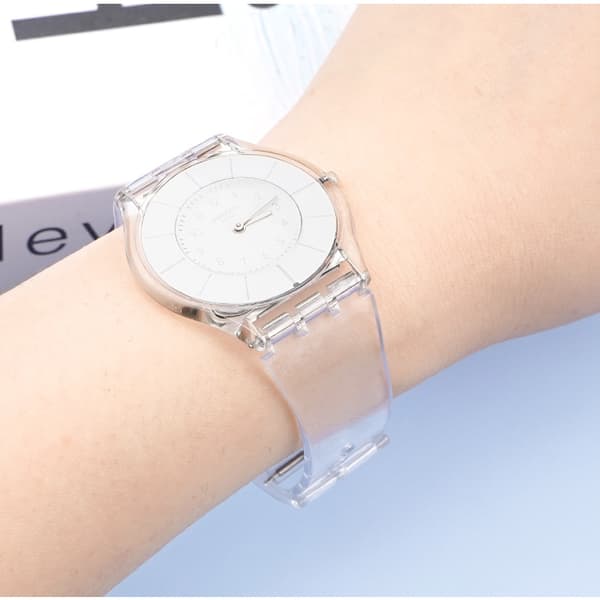 PVC Udskiftningsurrem til Swatch Transparent 17 mm