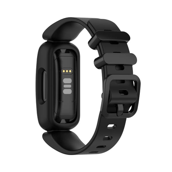 Silikone urrem til Fitbit Inspire 2, Fitbit Ace 3 Black