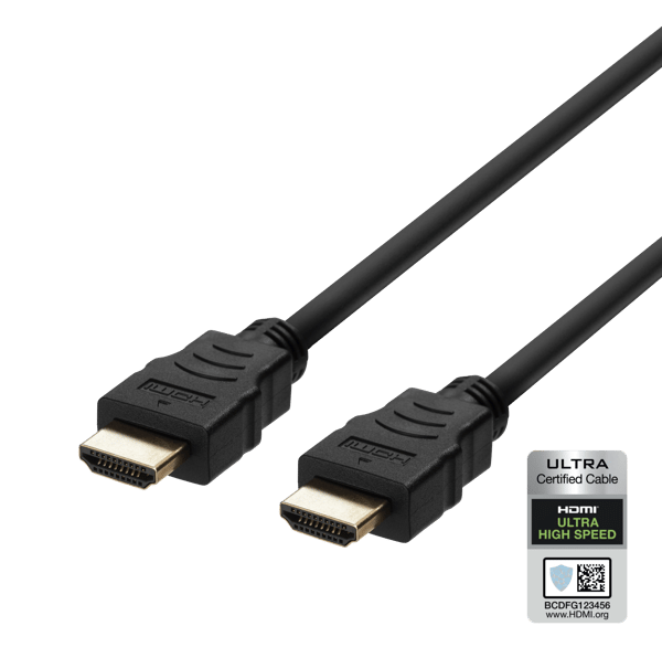 ULTRA High Speed HDMI-cable, 48Gbps, 3m, black