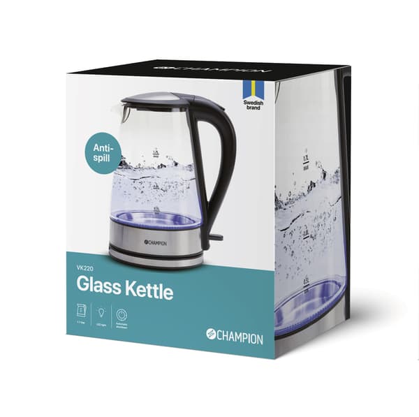 Elkedel 1,7L VK220 Glas