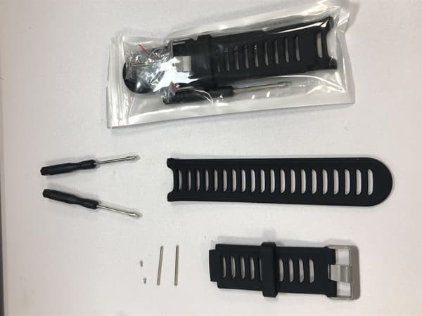 Kellon hihna silikonia Black Garmin Forerunner 910XT