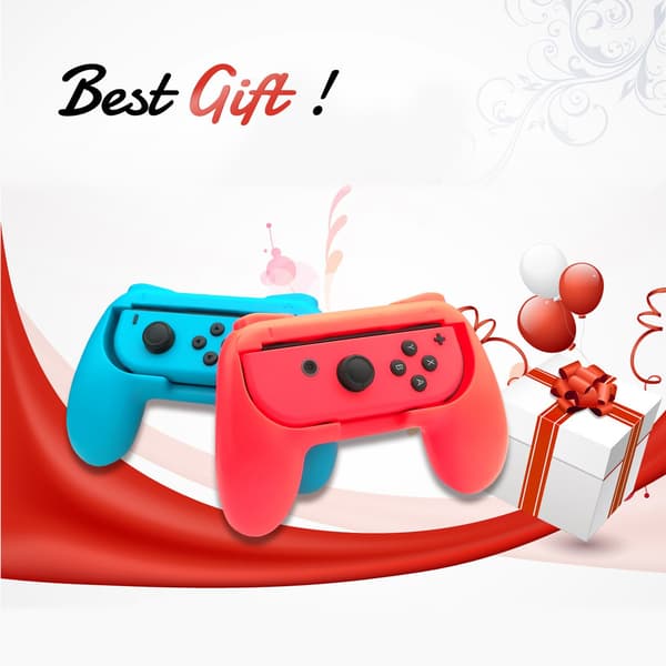 Nintendo Switch Joy-Con håndtak for bedre grep 2-pakning